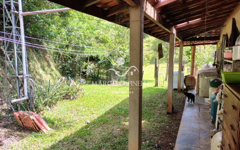 Chácara com  2 tanques de peixes e 4 nascentes de agua captada.