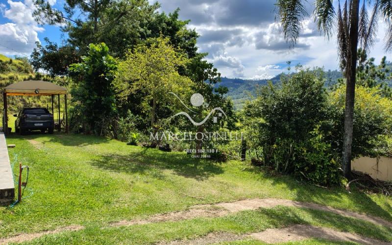 Chácara com  2 tanques de peixes e 4 nascentes de agua captada.